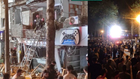 انفجار یک ساختمان در خیابان باهنر رشت/ افزایش تعداد مصدومان به ۱۸ نفر