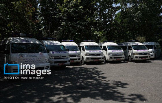 مراسم رژه خودرویی اورژانس اجتماعی