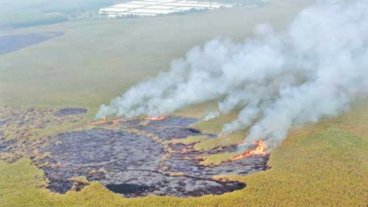 «حقابه» نمی‌رسد آتش به جان هور می‌افتد