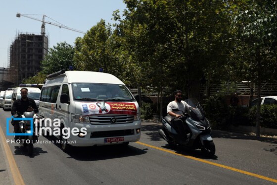 مراسم رژه خودرویی اورژانس اجتماعی