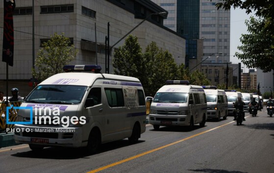 مراسم رژه خودرویی اورژانس اجتماعی