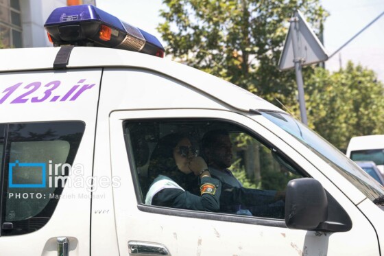 مراسم رژه خودرویی اورژانس اجتماعی