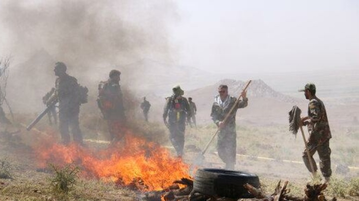 مهار حریق جنگل ابر شاهرود؛ نیروها در محل مستقر هستند