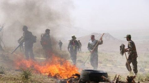 مهار حریق جنگل ابر شاهرود؛ نیروها در محل مستقر هستند