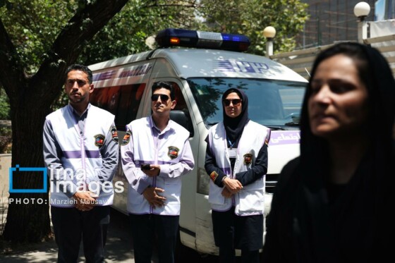 مراسم رژه خودرویی اورژانس اجتماعی