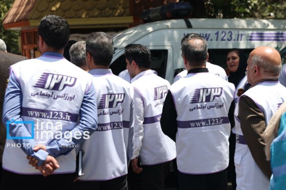 مراسم رژه خودرویی اورژانس اجتماعی