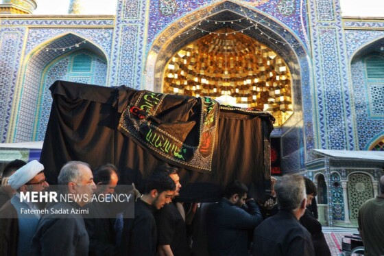 تشییع پیکر مرحوم آیت الله نعیم آبادی در قم