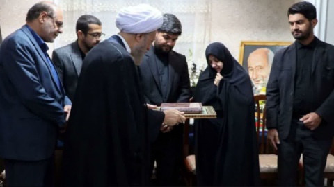 پیام رهبر معظم انقلاب به خانواده شهید غیب‌پرور ابلاغ شد