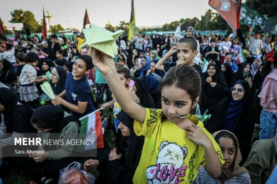 اجتماع بزرگ کودکان و نوجوانان مشهدی در روز شهادت امام سجاد(ع)