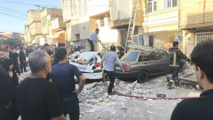 انفجار گاز یک منزل مسکونی در شهرک فاطمیه قم