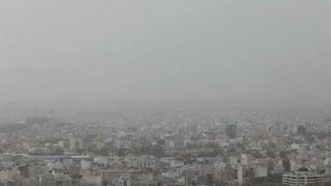 وضعیت هوای تهران بنفش و هوا بسیار ناسالم شد