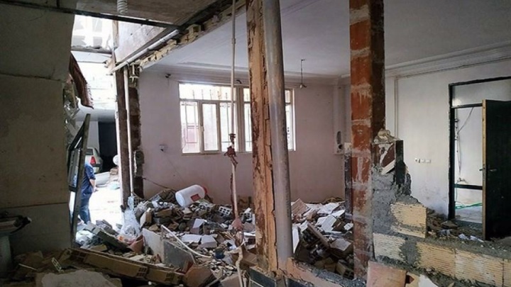 انفجار یک منزل مسکونی در گرگان بر اثر نشت گاز