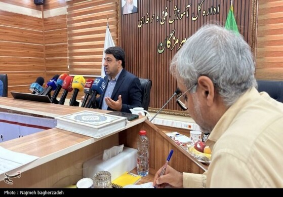 نشست خبری مدیرکل فنی و حرفه‌ای هرمزگان