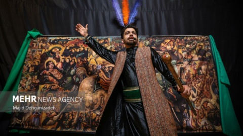 «روضه هنری» در خانه مارلیک یزد