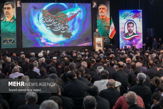 مراسم گرامیداشت اربعین شهدای هوافضای سپاه پاسداران