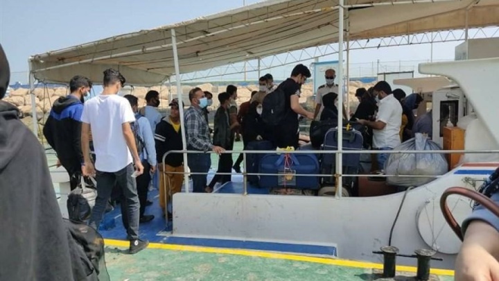 آغاز تردد دریایی زائران اربعین از بندر خرمشهر به بصره