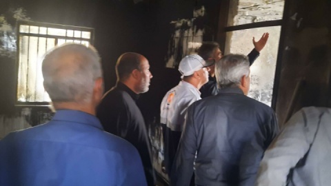 بازدید از منازل آسیب‌دیده ناشی از آتش‌سوزی در نخلستان‌های اروندکنار/ پرداخت تسهیلات ارزان‌قیمت و کمک‌های بلاعوض