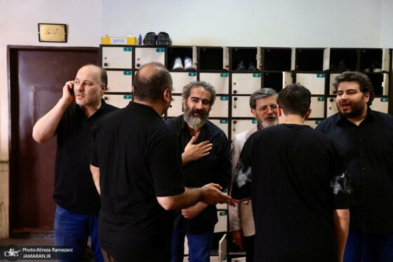 زهیر توکلی، فرزند احمد توکلی، نفر دوم از سمت چپ