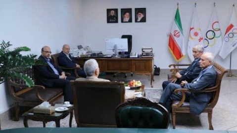 نشست مهدی علینژاد با دبیران کل سابق کمیته ملی المپیک