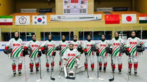 دومین برد دختران ایران در مسابقات اسکیت آسیا