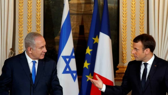 خشم رژیم صهیونیستی از تصمیم مکرون برای به رسمیت شناختن فلسطین