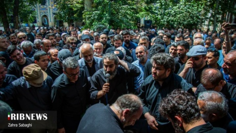 مراسم تشییع پیکر دکتر احمد توکلی