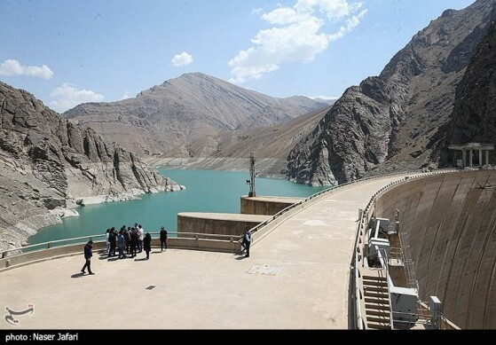 وضعیت بحرانی سد امیرکبیر کرج
