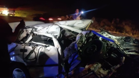 ۲ کشته و ۲ مصدوم در تصادف پراید با کامیون