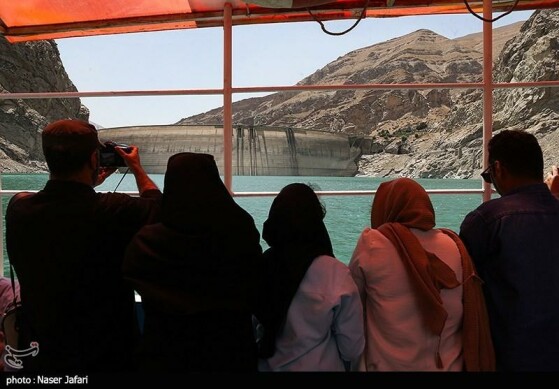 وضعیت بحرانی سد امیرکبیر کرج