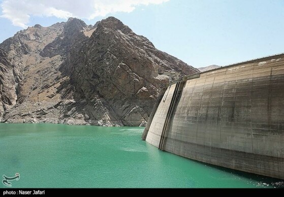 وضعیت بحرانی سد امیرکبیر کرج