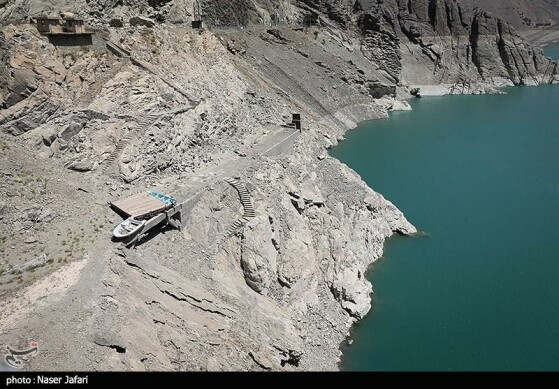 وضعیت بحرانی سد امیرکبیر کرج