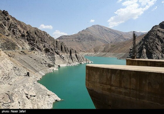 وضعیت بحرانی سد امیرکبیر کرج