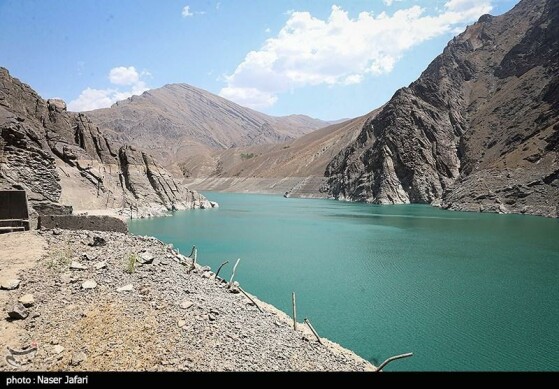 وضعیت بحرانی سد امیرکبیر کرج