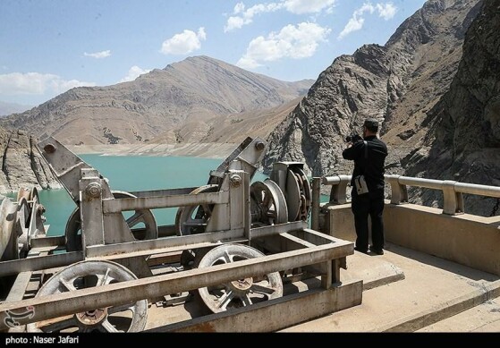 وضعیت بحرانی سد امیرکبیر کرج