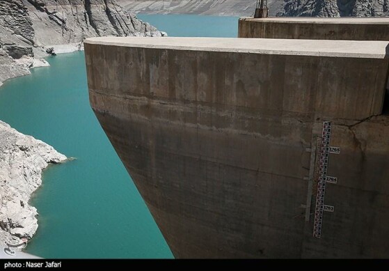 وضعیت بحرانی سد امیرکبیر کرج