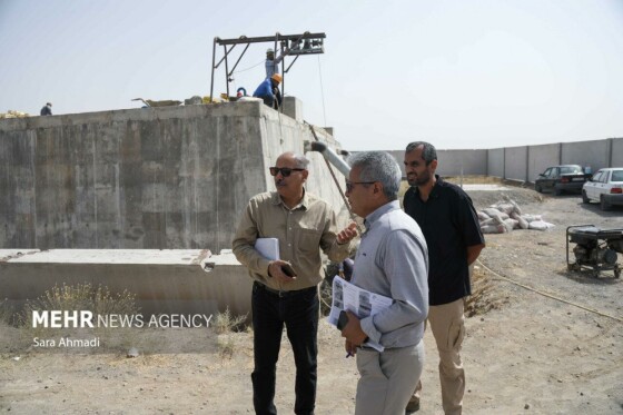 بازدید از پروژه‌های آبرسانی فریمان