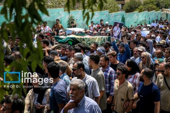 تشییع پیکر «چیاکو یوسفینژاد» فعال محیط زیست