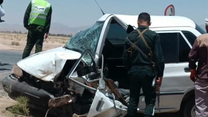 ۲ کشته و ۴ مصدوم در تصادف مرگبار نیسان و پراید