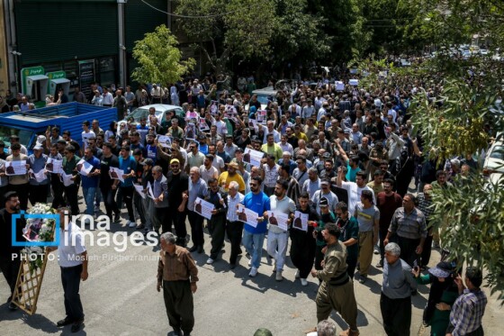 تشییع پیکر «چیاکو یوسفی‌نژاد» فعال محیط‌ زیست