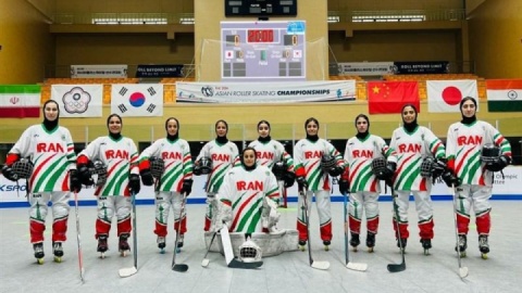 تیم اینلاین هاکی زنان سوم شد