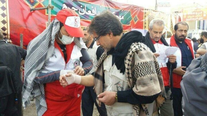 آموزش موکب داران برای ارائه خدمات امدادی به زائران اربعین حسینی