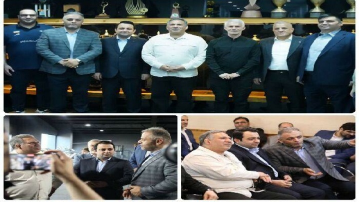 اهدای نشان ویژه فدراسیون وزنه‌برداری به محسن سیفی به پاس حمایت از قهرمانان کشور