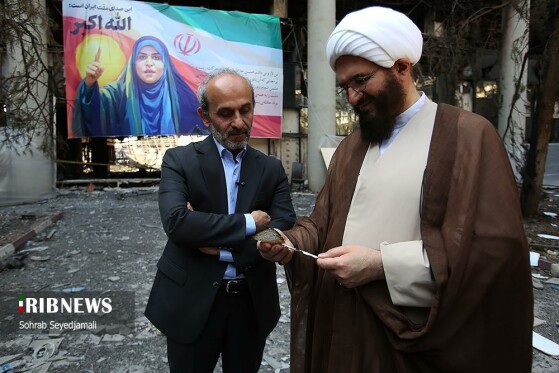 بازدید رئیس شورای سیاست گذاری ائمه جمعه کشور از ساختمان شیشه‌ای صدا و سیما با حضور رئیس رسانه ملی