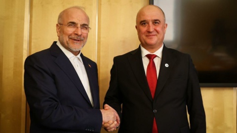 روسای مجالس ایران و تاجیکستان در ژنو دیدار کردند