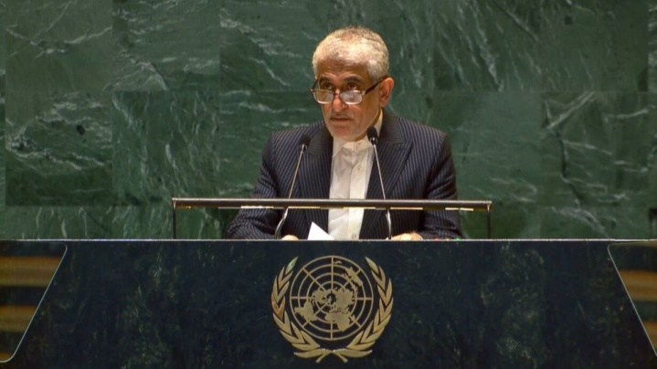 ایران خواستار آتش‌بس در غزه، صلح عادلانه و پایدارو عضویت کامل فلسطین در سازمان ملل است