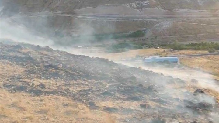 آتش‌سوزی در جنگل‌های کوه سیاه لنده مهار شد