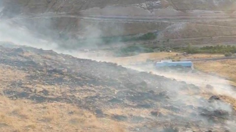 آتش‌سوزی در جنگل‌های کوه سیاه لنده مهار شد