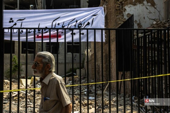 برخی از منازل مسکونی خسارت دیده در جنگ تحمیلی ۱۲ روزه