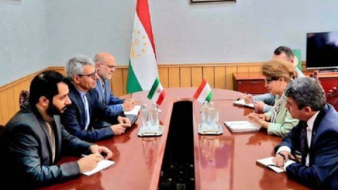 دیدار سخنگوی وزارت امور خارجه با وزیر فرهنگ تاجیکستان