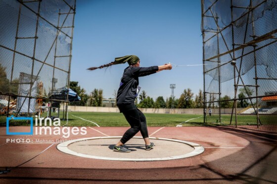 مسابقات دو و میدانی قهرمانی نوجوانان دختر در مشهد